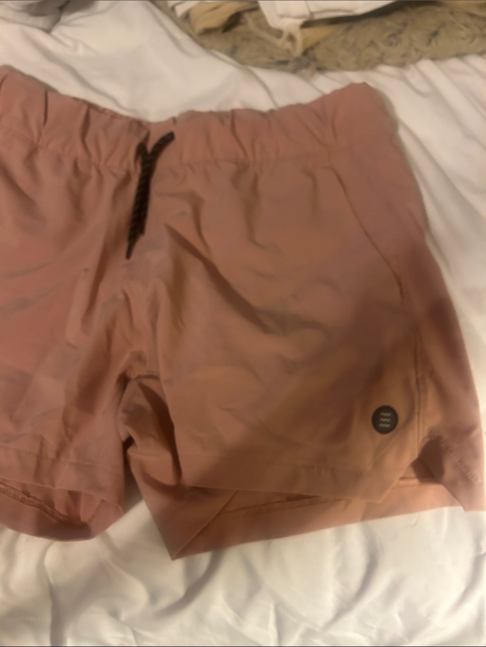 Free Fly Apparel Women's Dusty Rose Athletic Shorts